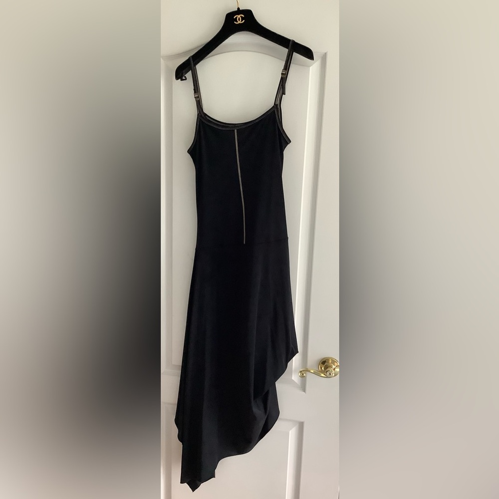 Chic Black Asymmetrical Dress